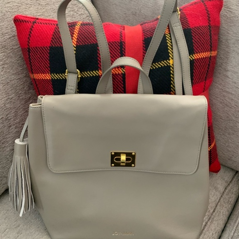 Joy & Iman Grey RFID Backpack Bag